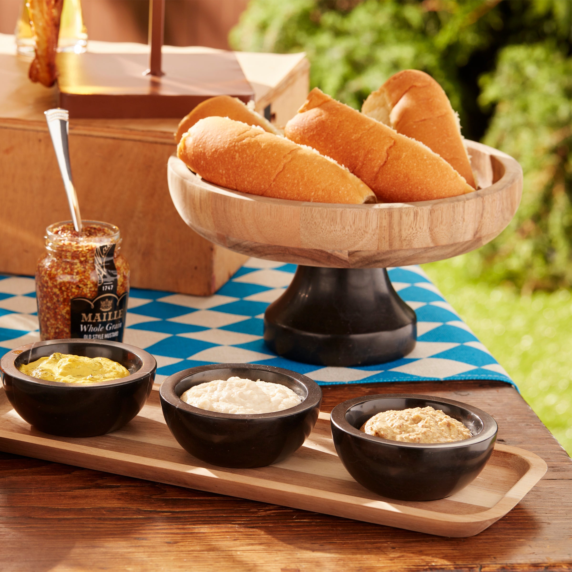 LX Collective Tray with 3 Dip Bowls - Image 8