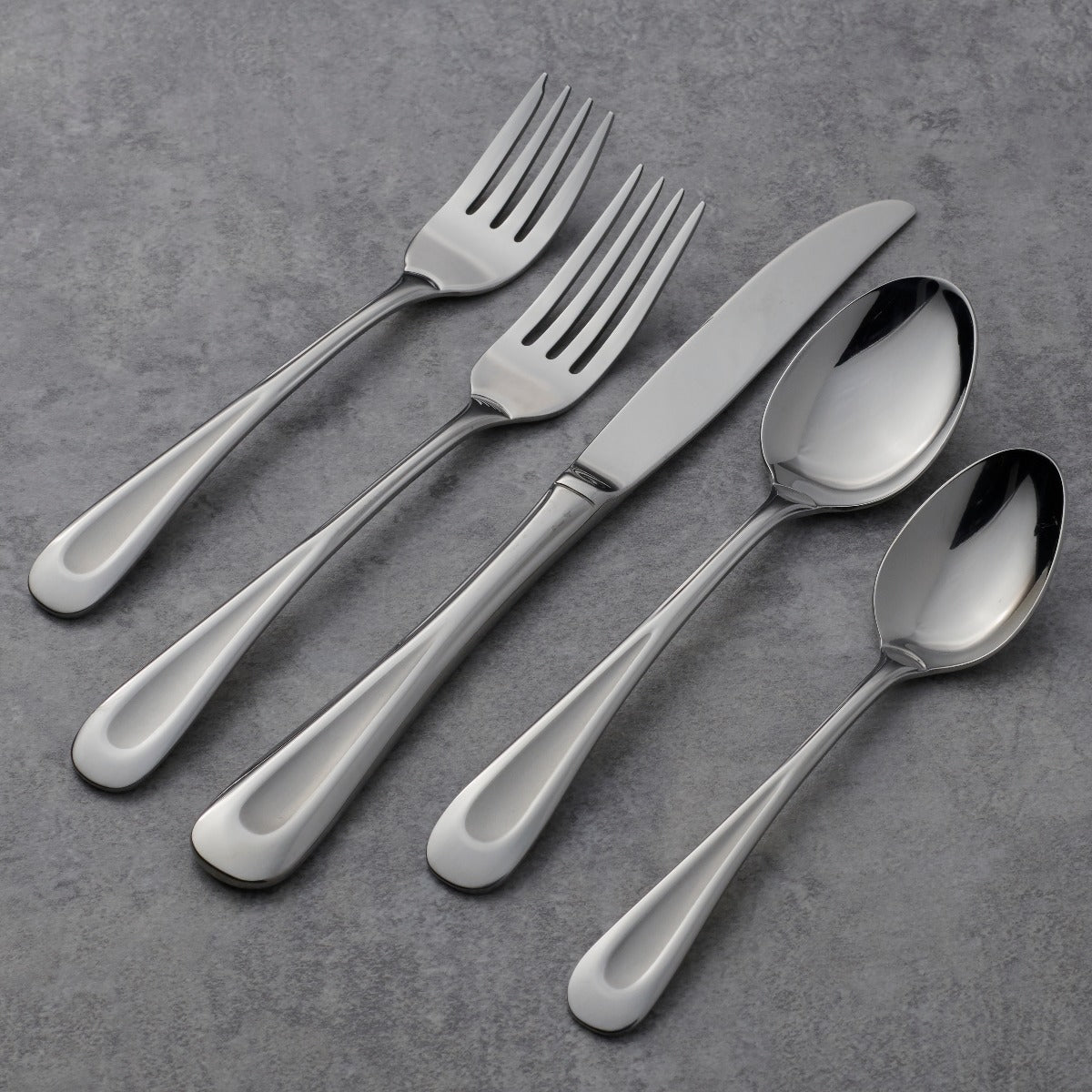 Satin Sand Dune 20-Piece Flatware Set - Image 3