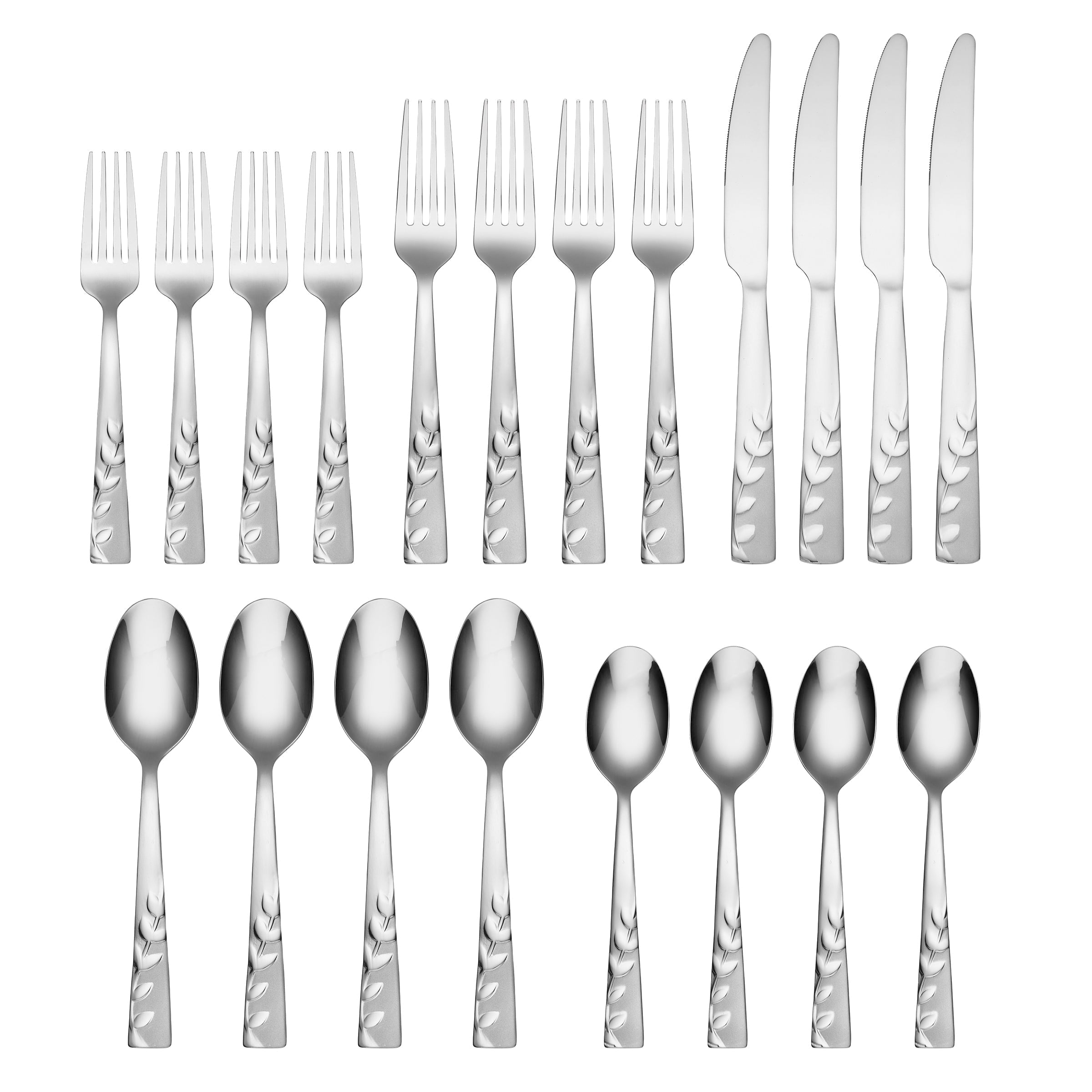 Blossom Sand 20-Piece Flatware Set - Image 2