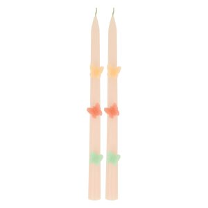 Butterfly Taper Candles. Set of 2