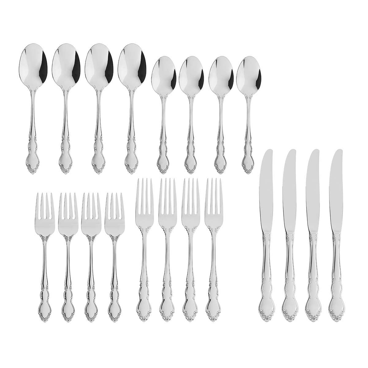 Dover 20-Piece Flatware Set - Image 4