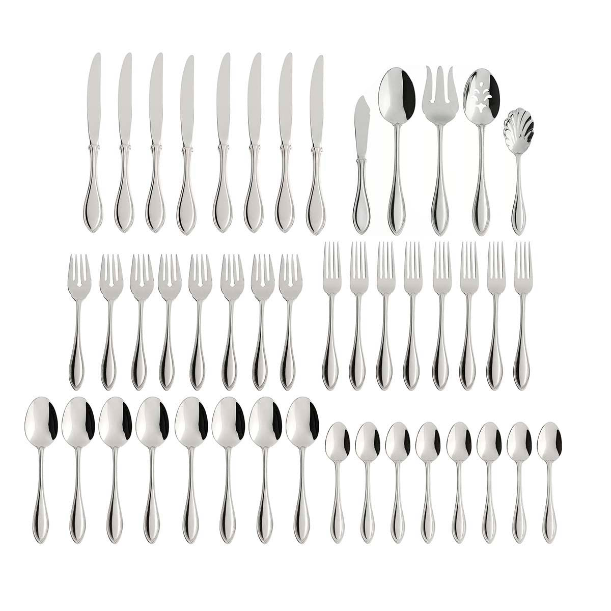 American Harmony 45-Piece Flatware Set - Image 4
