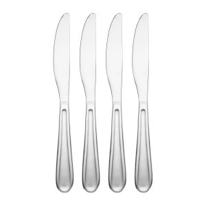 Malibu Satin Dinner Knives. Set of 4
