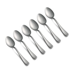 Malibu Satin Dinner Spoons. Set of 6