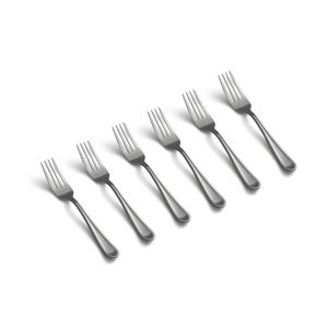 Malibu Satin Salad Forks. Set of 6