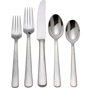Silver Echo 5-Piece Place Setting
