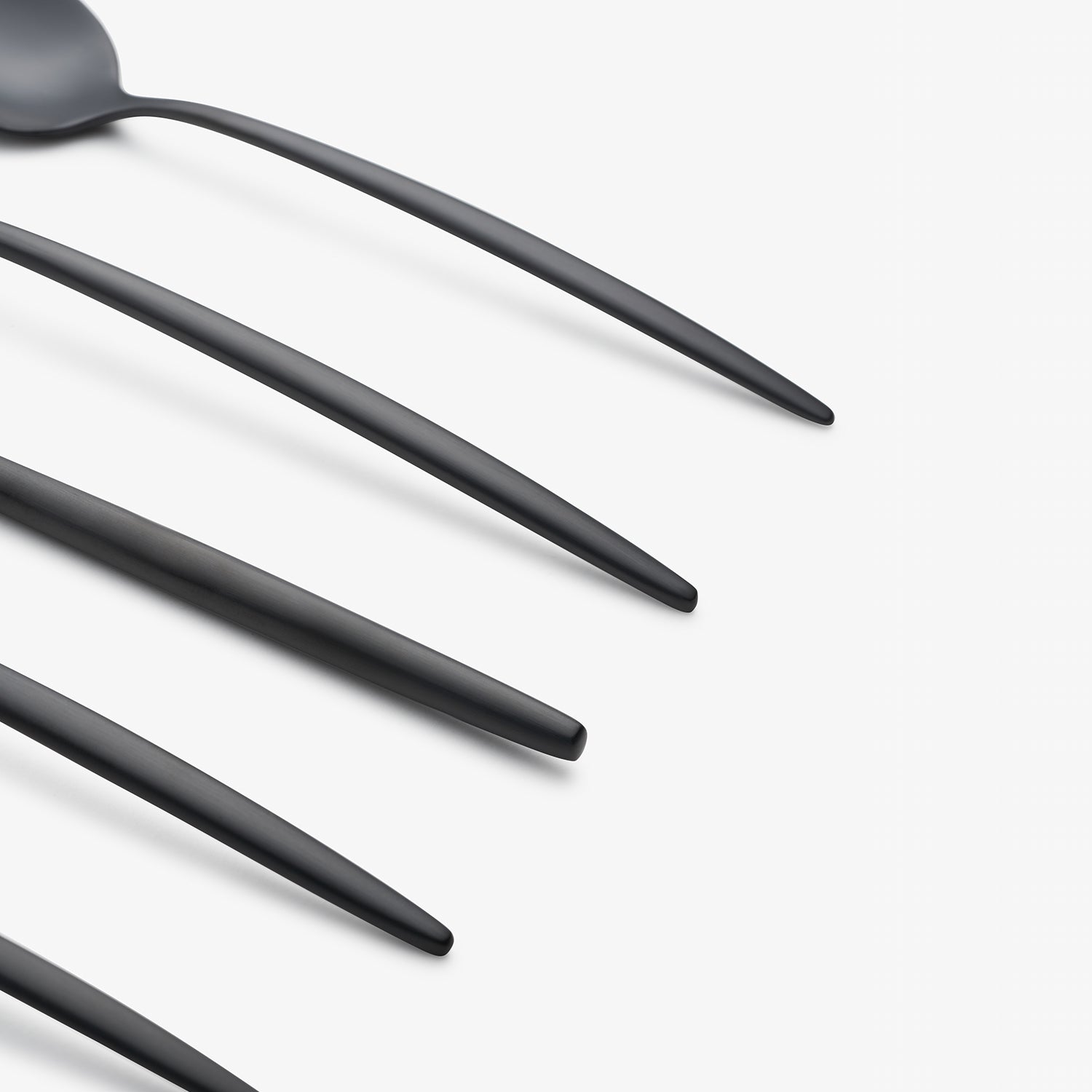 Gaze Black Satin 20-Piece Flatware Set - Image 4