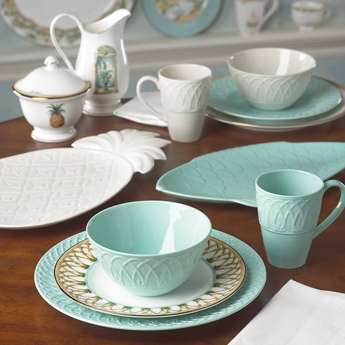 British Colonial Bamboo Accent Plate - Image 7