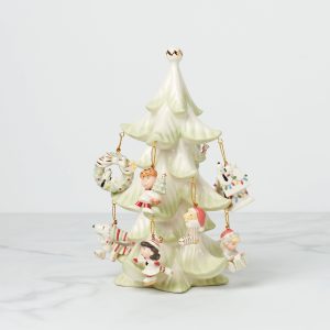 Snoopy & Friends Christmas 11-Piece Mini Ornament & Tree Set