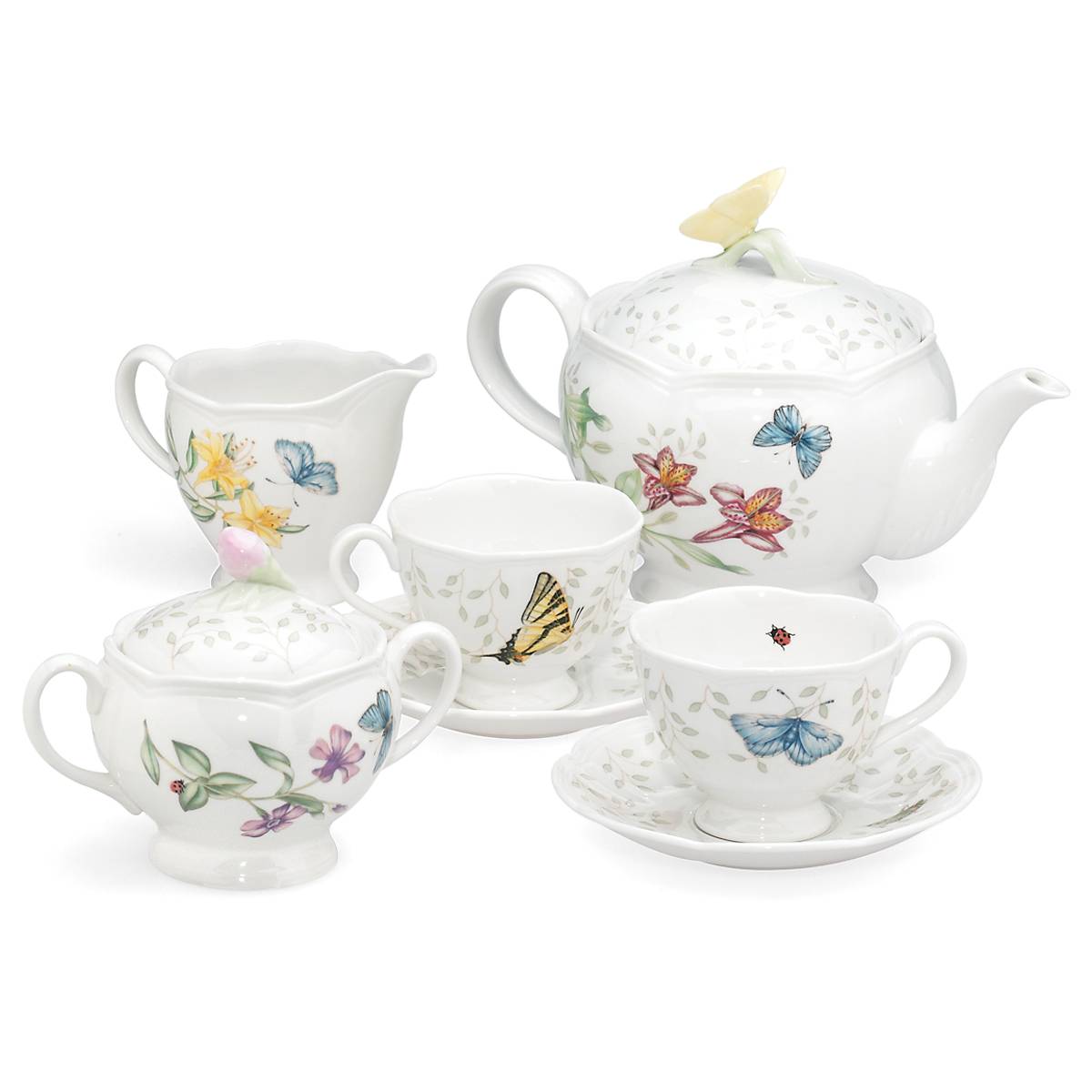 Butterfly Meadow 9-Piece Tea Set - Image 6