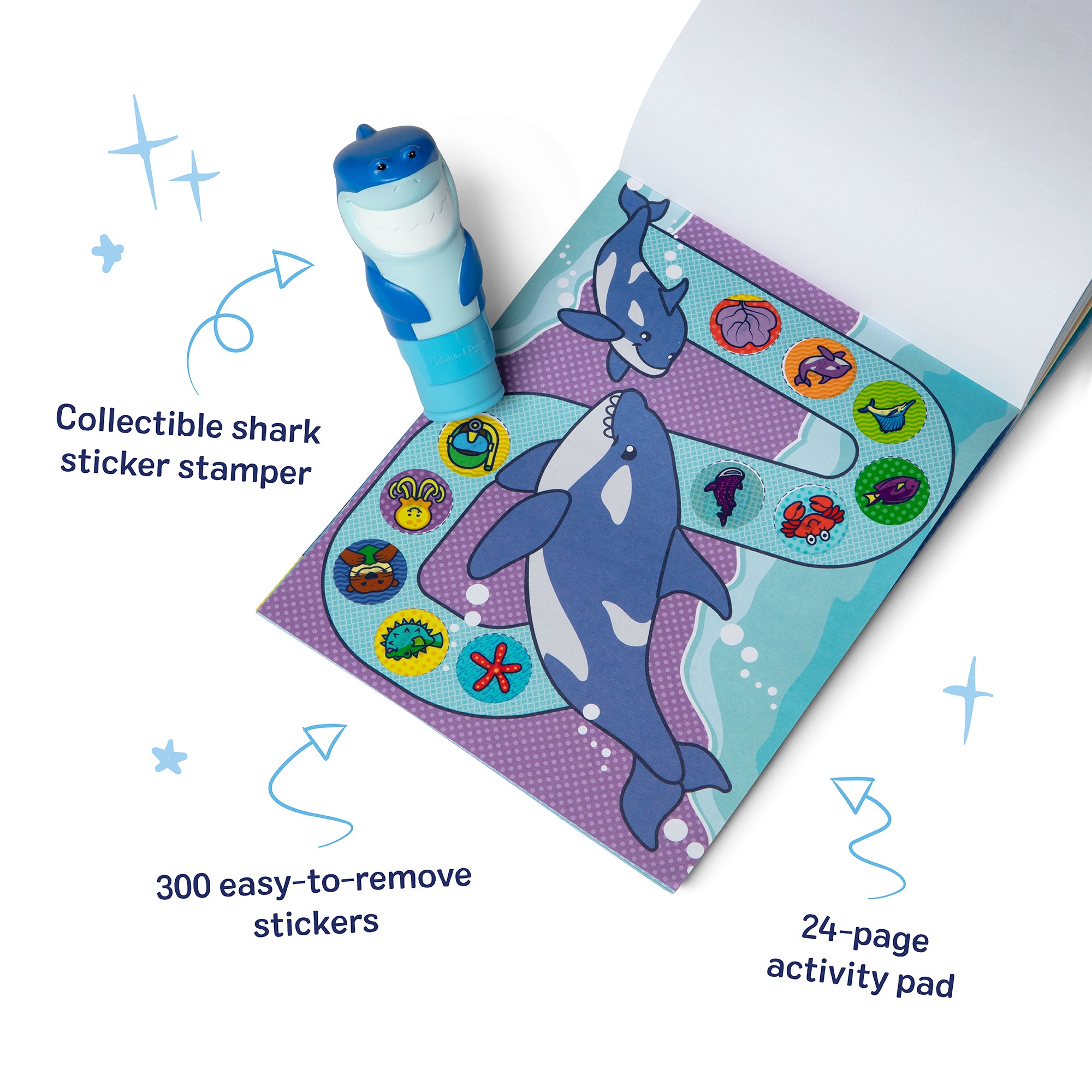 Sticker WOW!™ Activity Pad & Sticker Stamper - Shark - Image 6