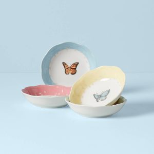 Butterfly Meadow Fruit Bowls. Set 4