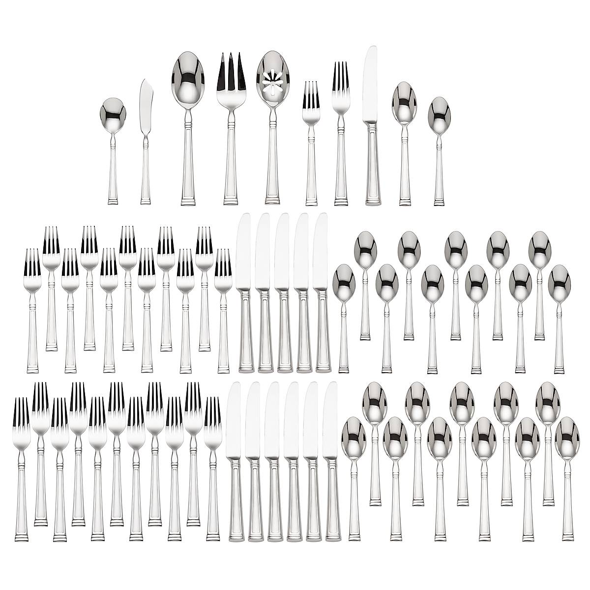 Esquire 65-Piece Flatware Set - Image 2