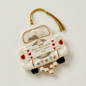 Personalized Just Married Ornament