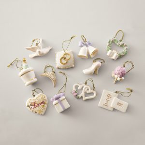 Wedding Bliss 12-Piece Mini Ornament Set