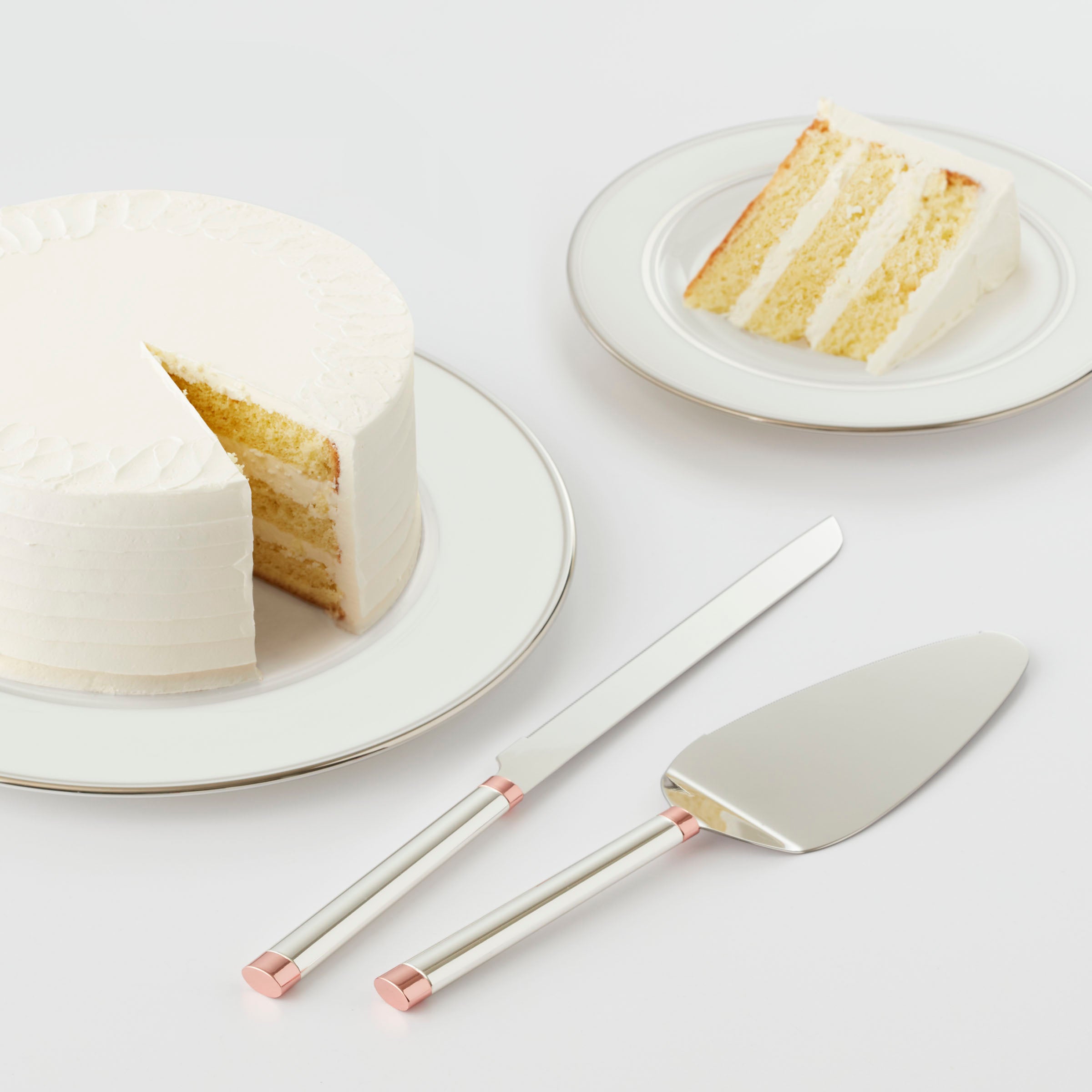 Rosy Glow 2-Piece Dessert Set - Image 2