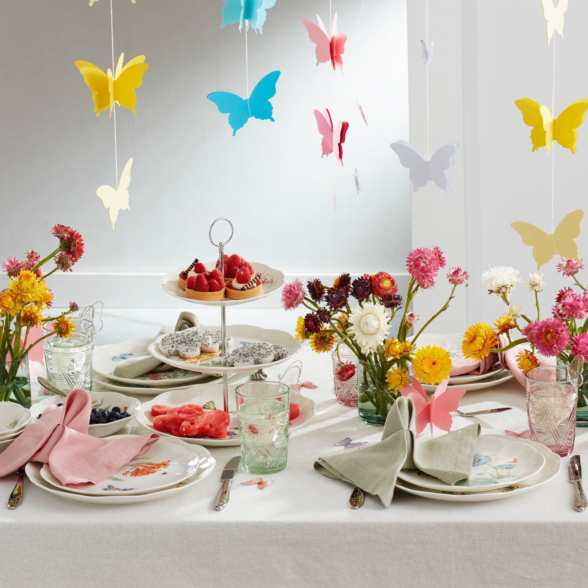 Butterfly Meadow 3-Tiered Server - Image 5