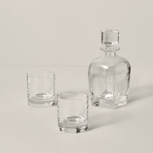 Tuscany Classics 3-Piece Decanter & Glass Set