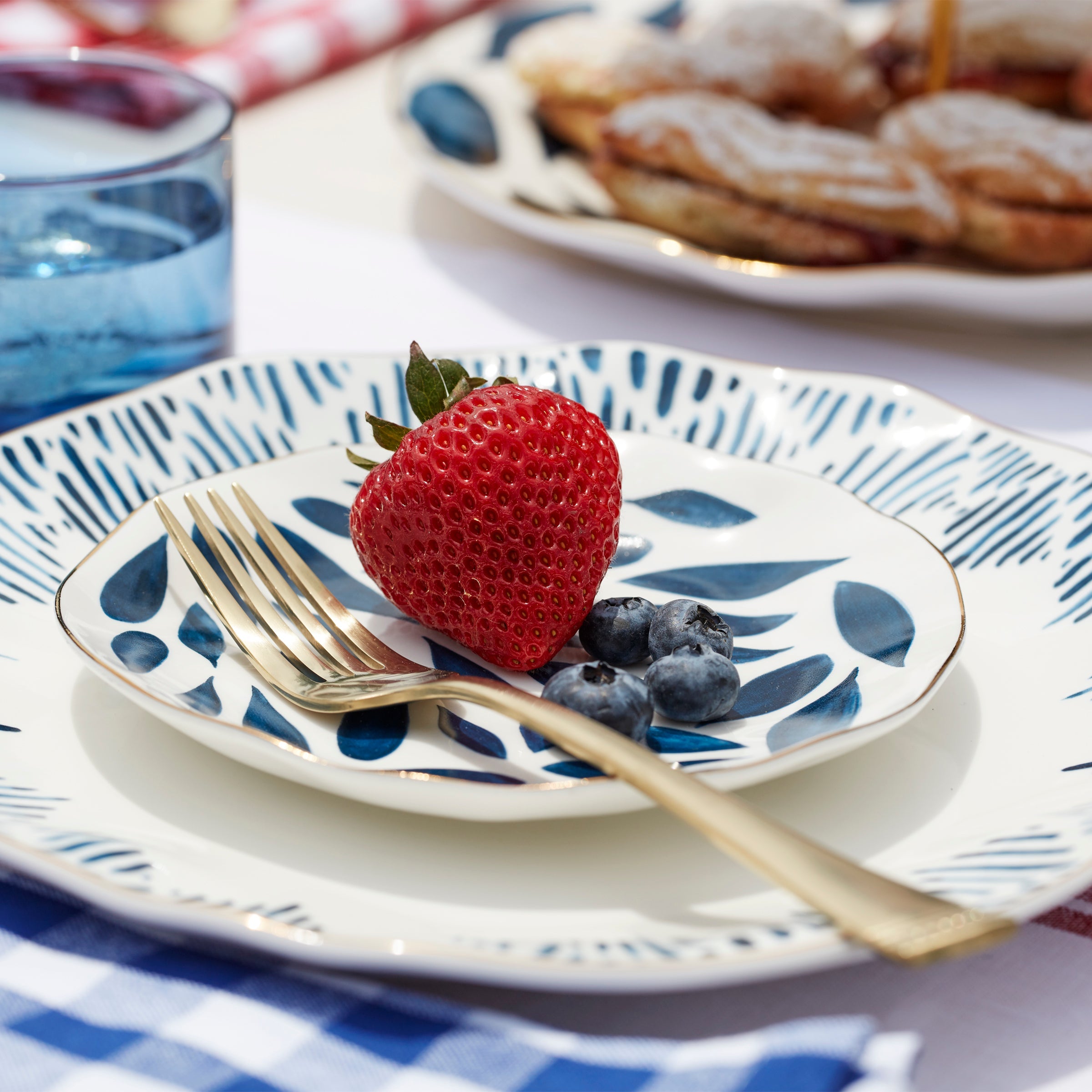 Blue Bay 12-Piece Dinnerware Set - Image 5