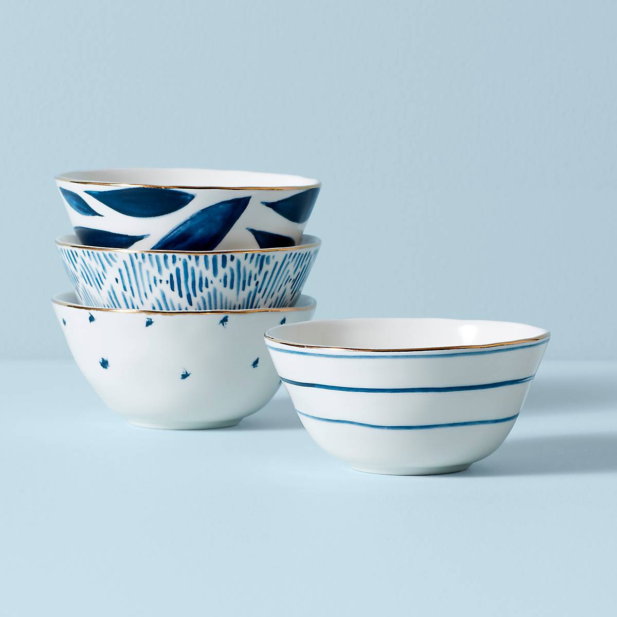 Blue Bay Dessert Bowls. Set of 4