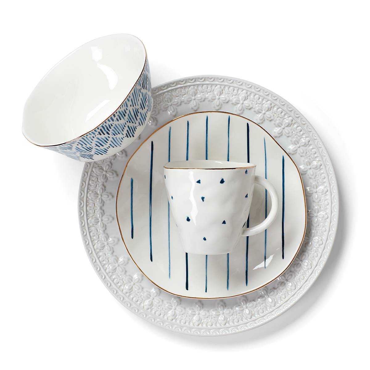 Blue Bay Dessert Mugs. Set of 4 - Image 3