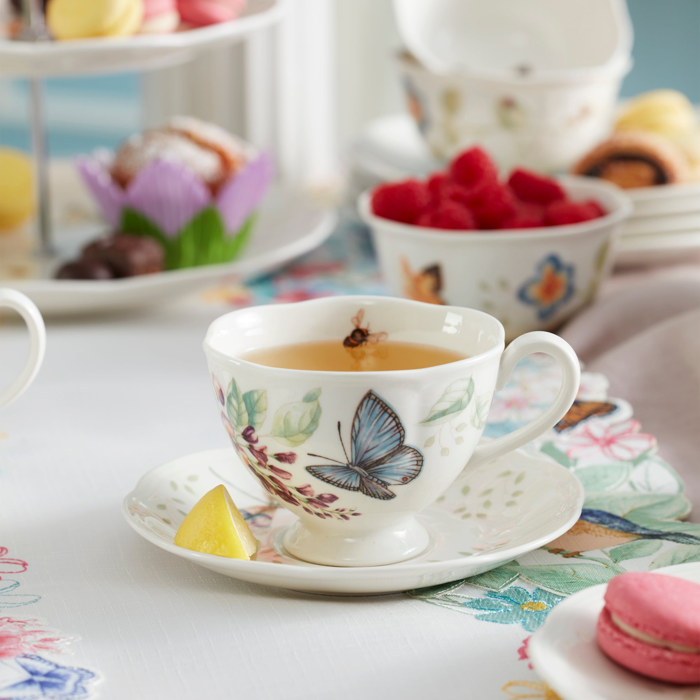 Butterfly Meadow 9-Piece Tea Set - Image 4