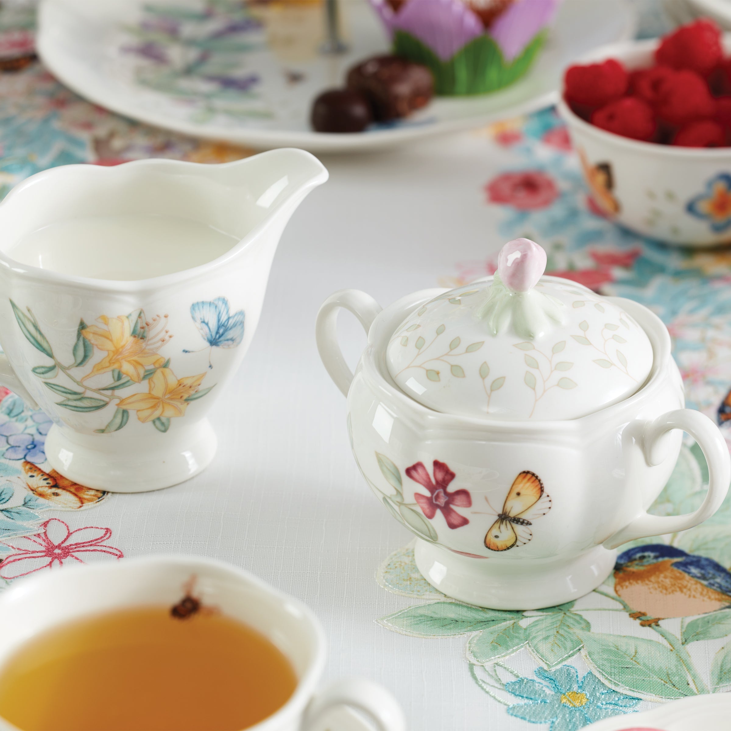 Butterfly Meadow 9-Piece Tea Set - Image 3