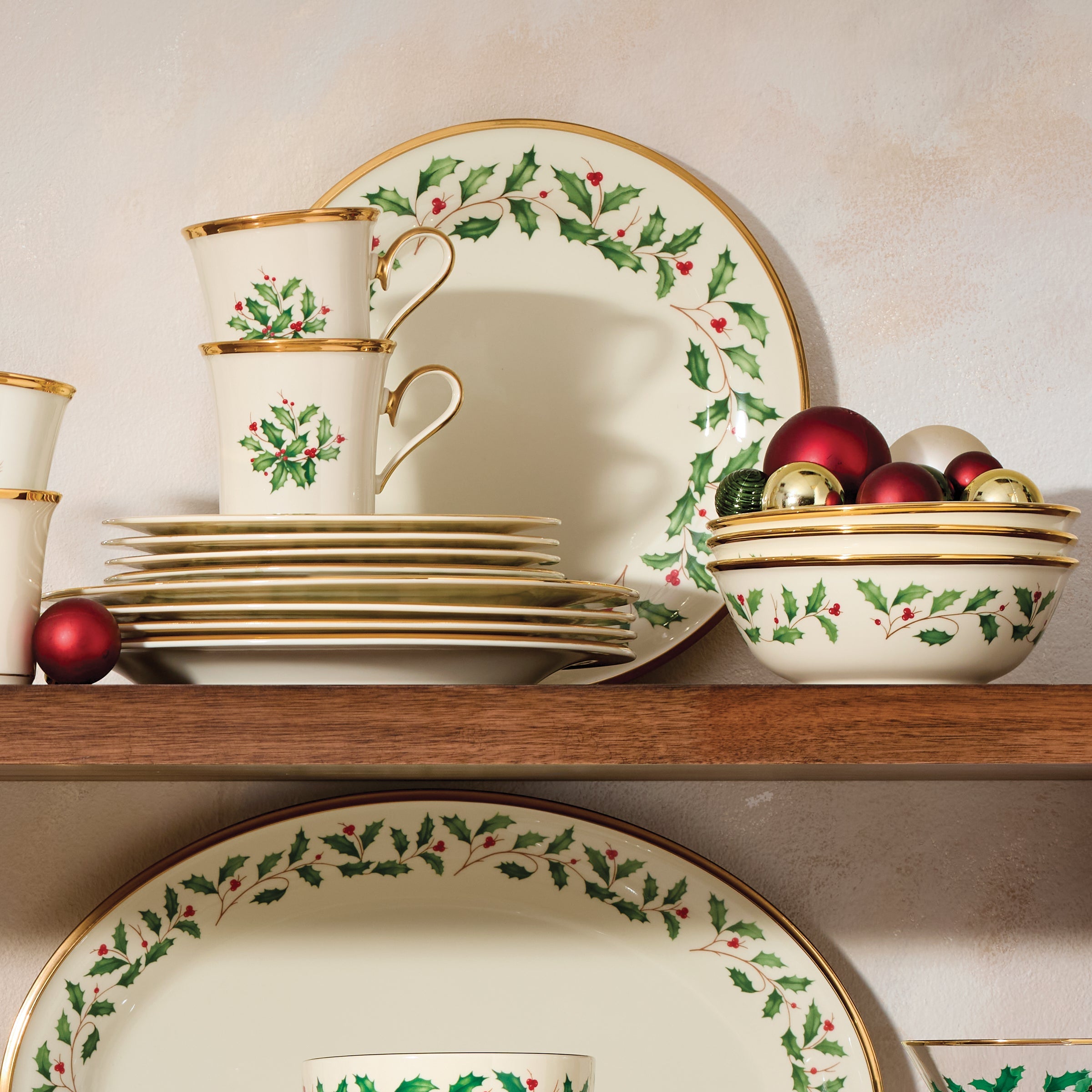 Holiday 12-Piece Plate & Bowl Set - Image 9