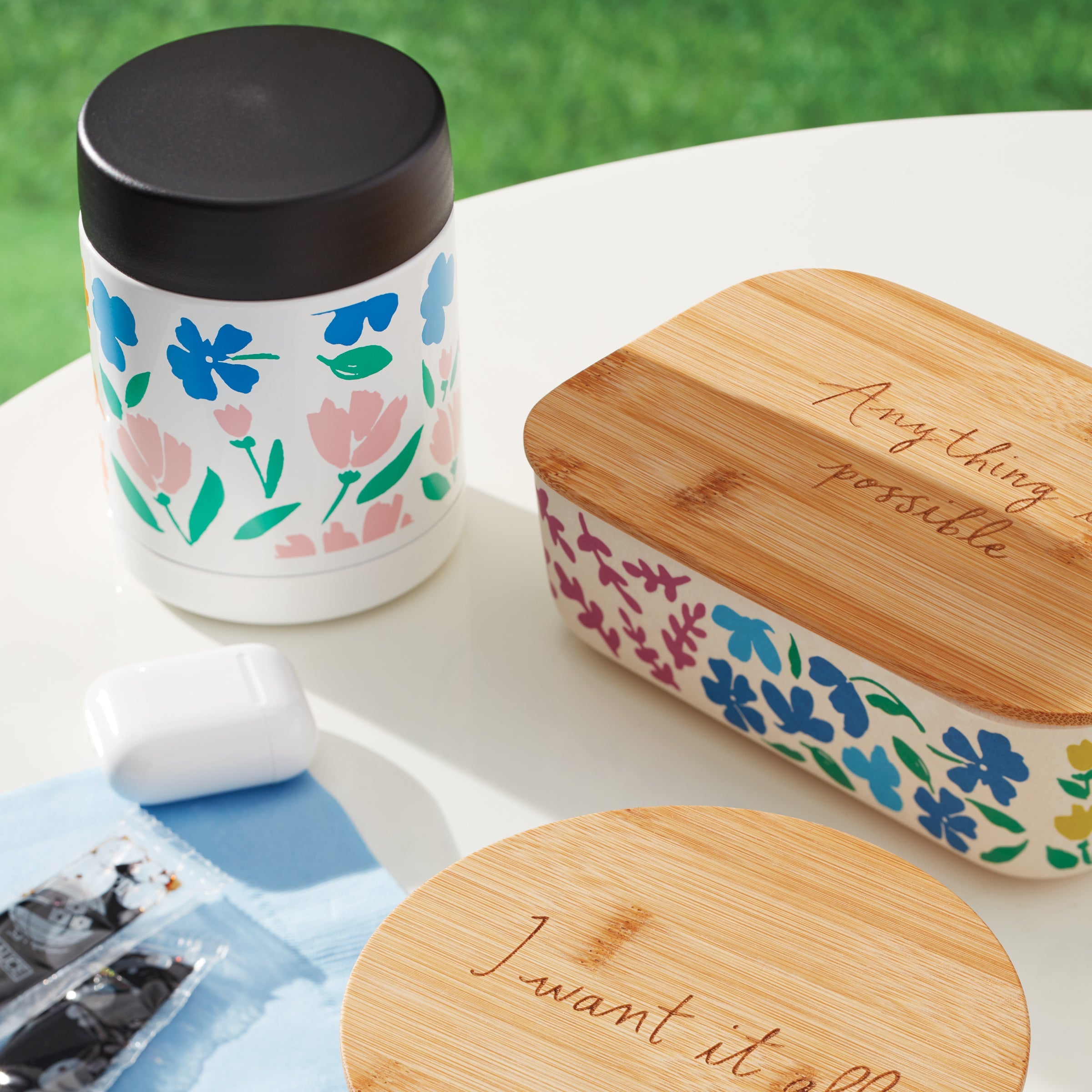 Floral Fields 2-Piece Container Set - Image 3