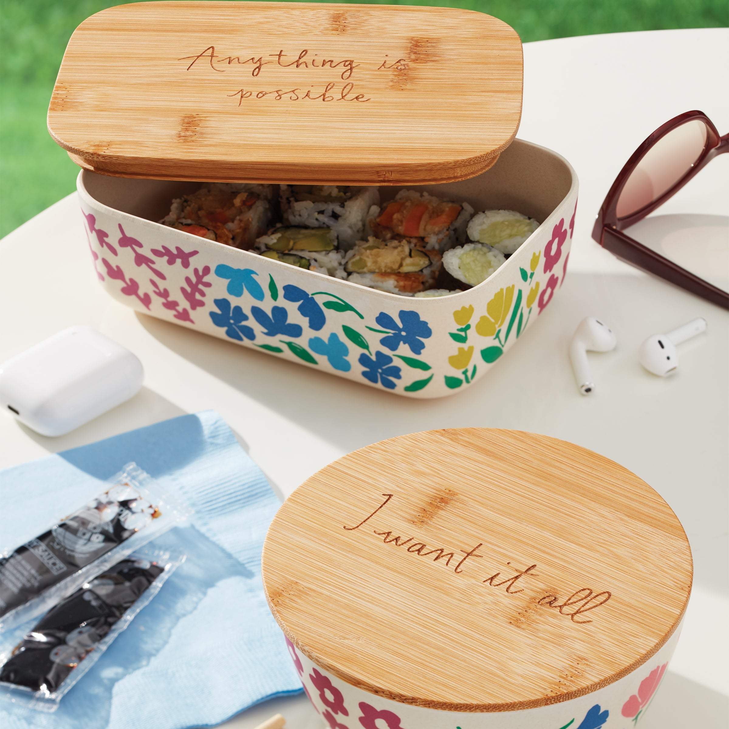 Floral Fields 2-Piece Container Set - Image 2