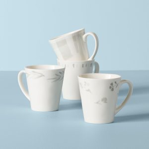 Oyster Bay Assorted Mugs. Set of 4