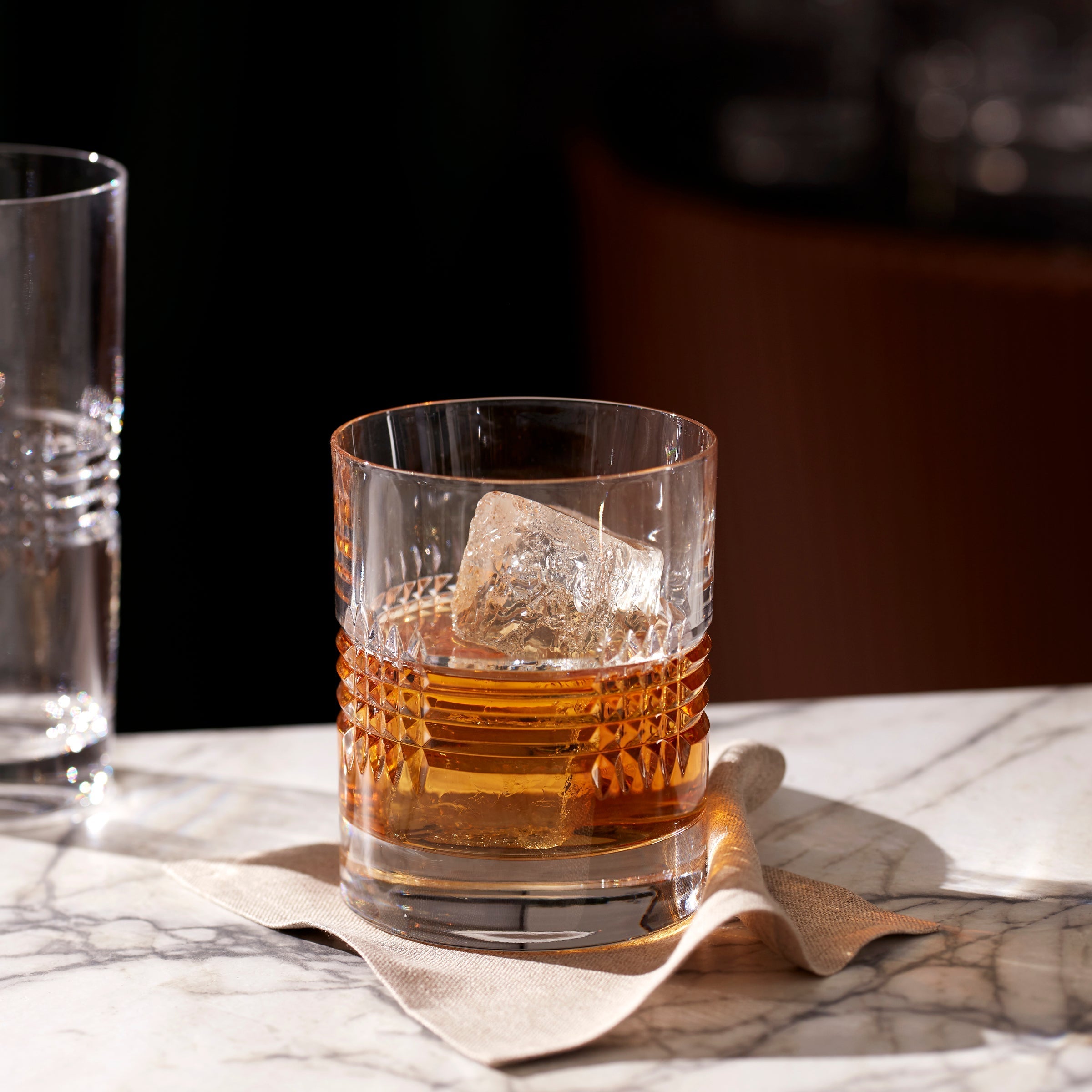 Sloane Crystal Double Old-Fashioned Glasses. Set of 4 - Image 2