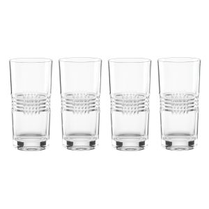 Sloane Crystal Highball Glasses. Set of 4