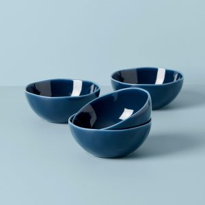 Bay Colors Blue All-Purpose Bowls. Set of 4