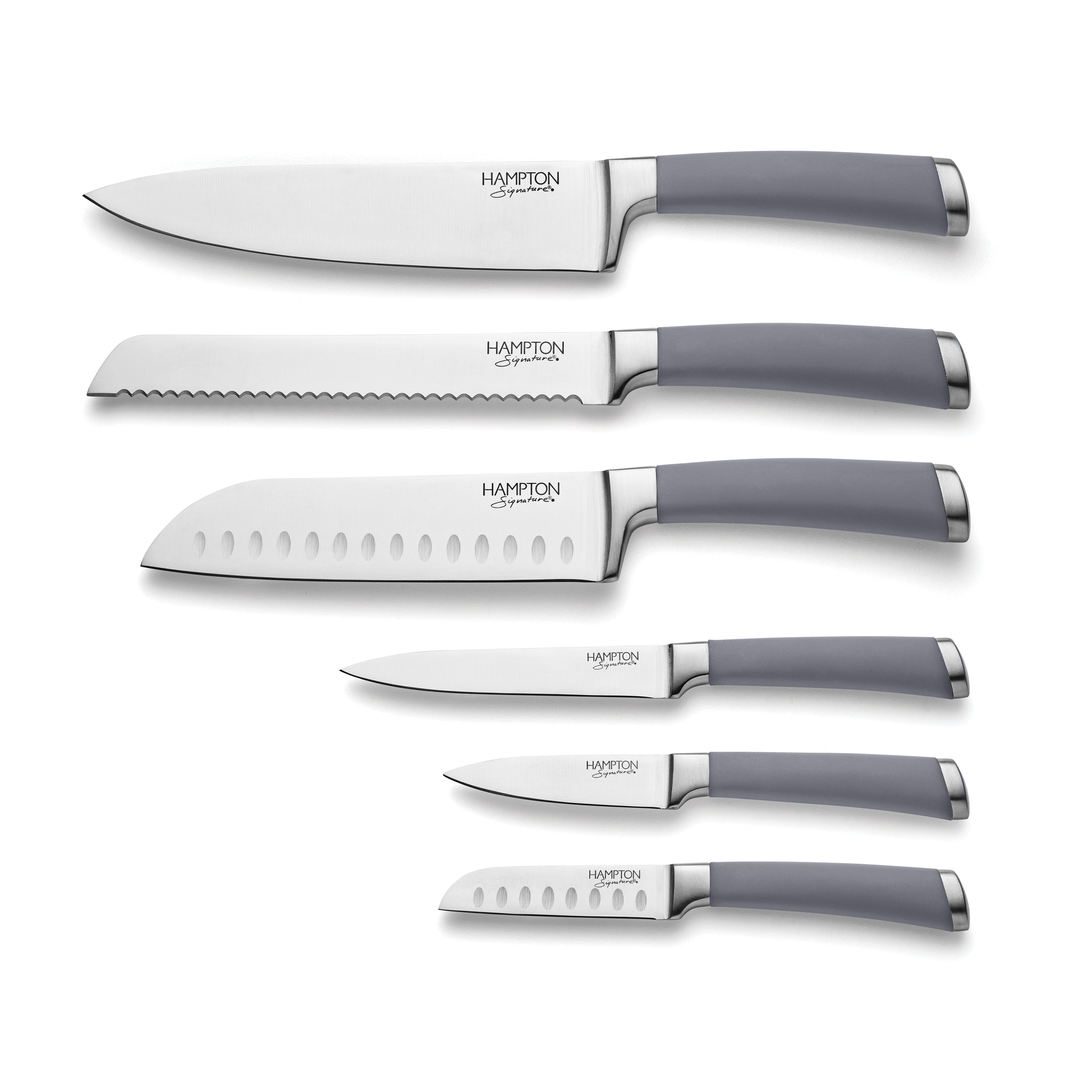 Beton 7-Piece Cutlery Block Set - Image 2