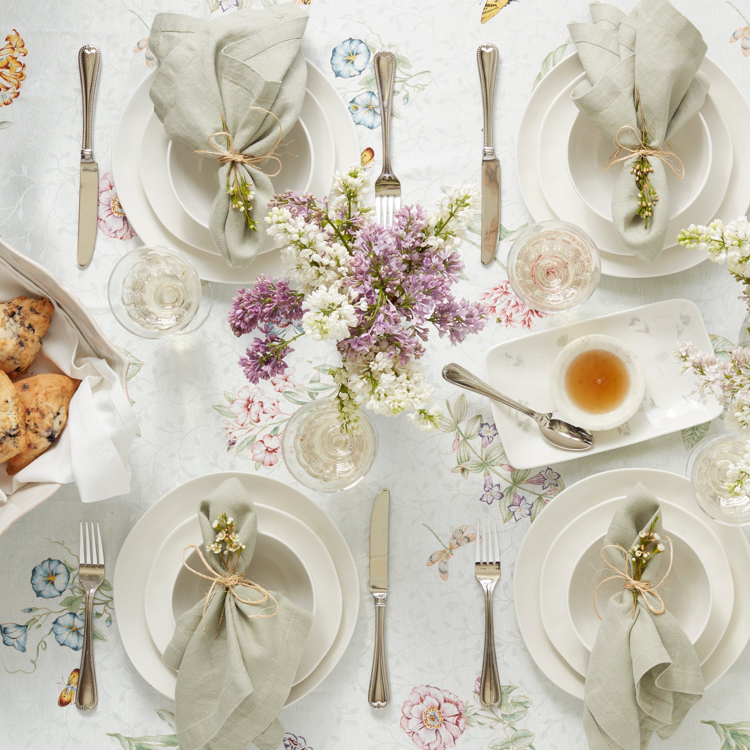 Bay Colors White Dinner Plates. Set of 4 - Image 4