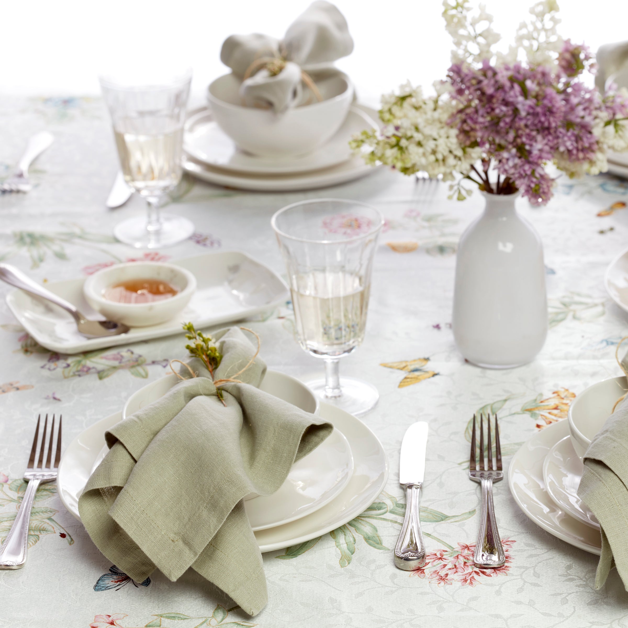 Bay Colors White Dinner Plates. Set of 4 - Image 5