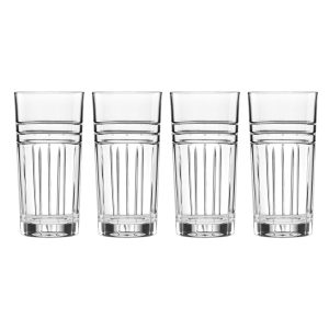 Tempo Crystal Highball Glasses. Set of 4