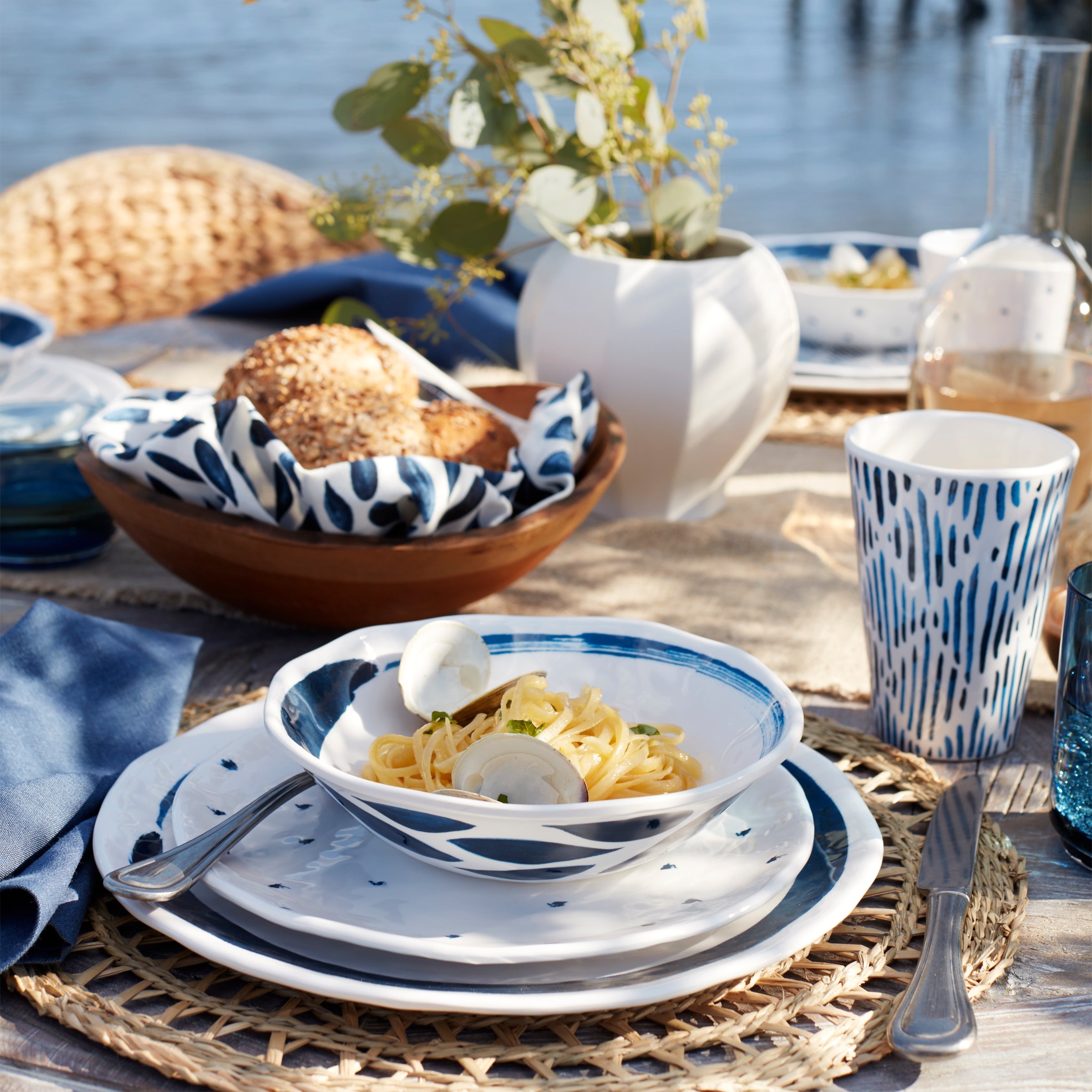 Blue Bay Melamine Assorted Accent Plates. Set of 4 - Image 10