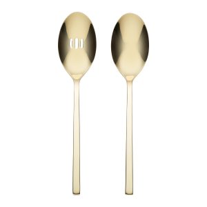 Allay Champagne 2-Piece Serving Spoons
