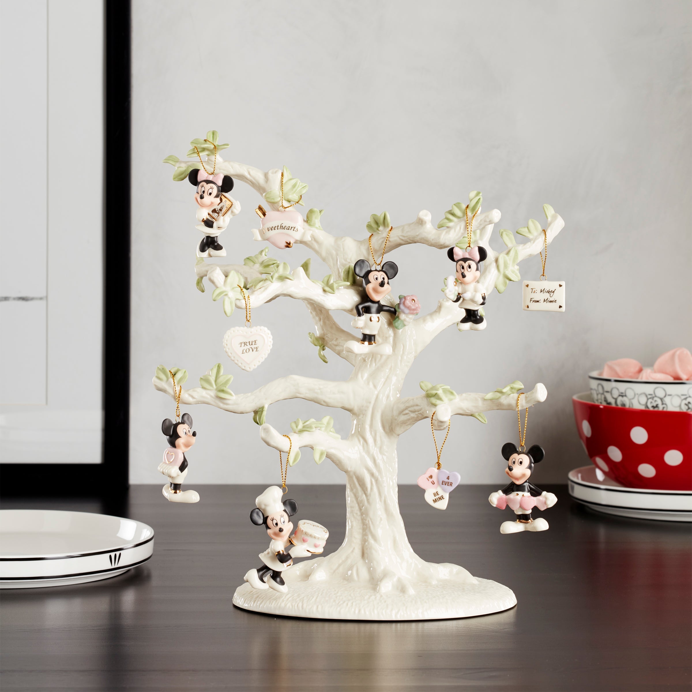 Disney Romantic Moments 10-Piece Mini Ornament Set - Image 3