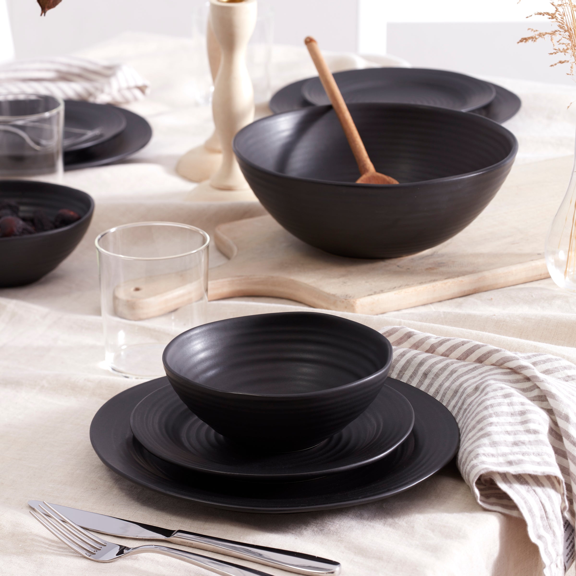 Ridge Black All-Purpose Bowl - Image 2