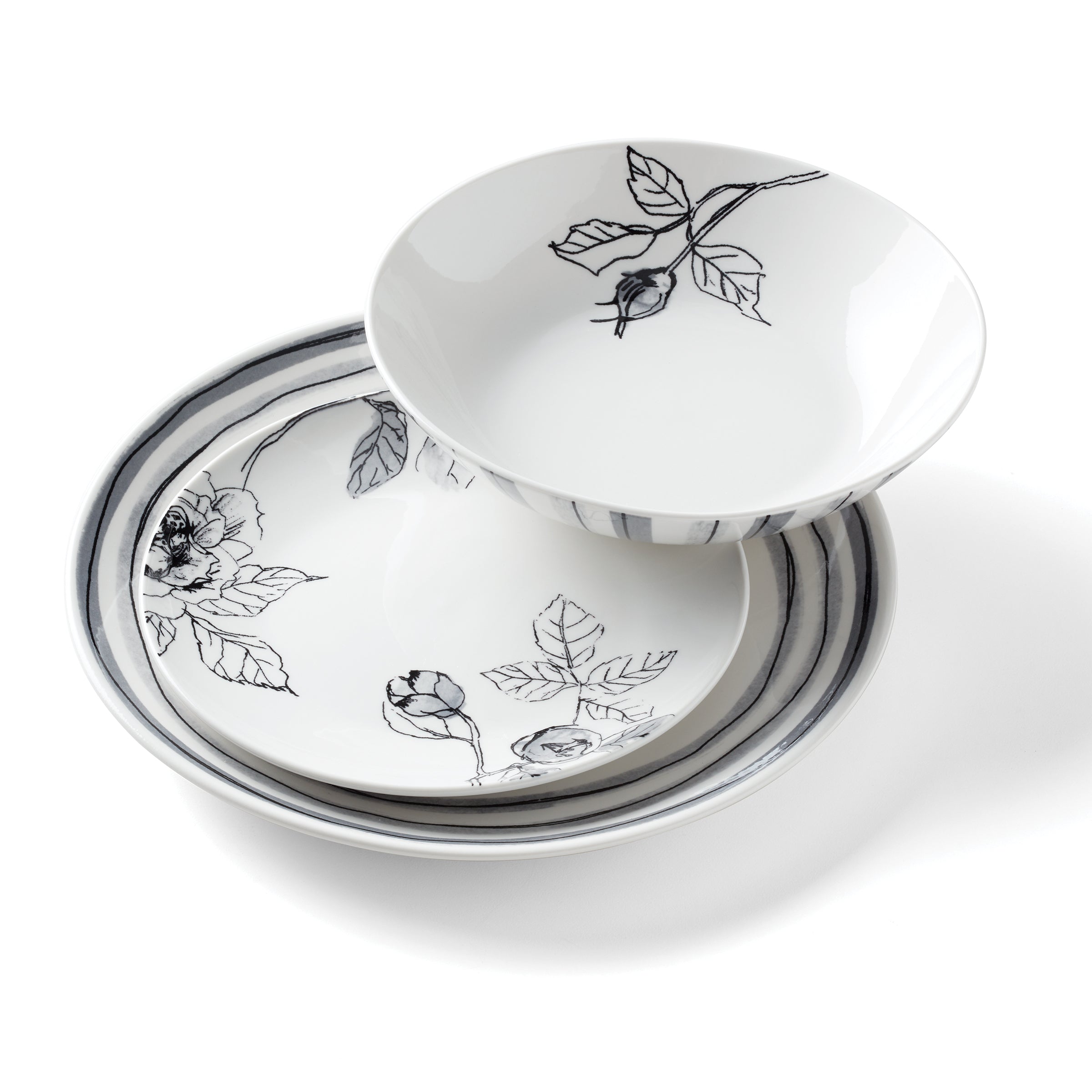 Sketchbook 12-Piece Dinnerware Set - Image 7