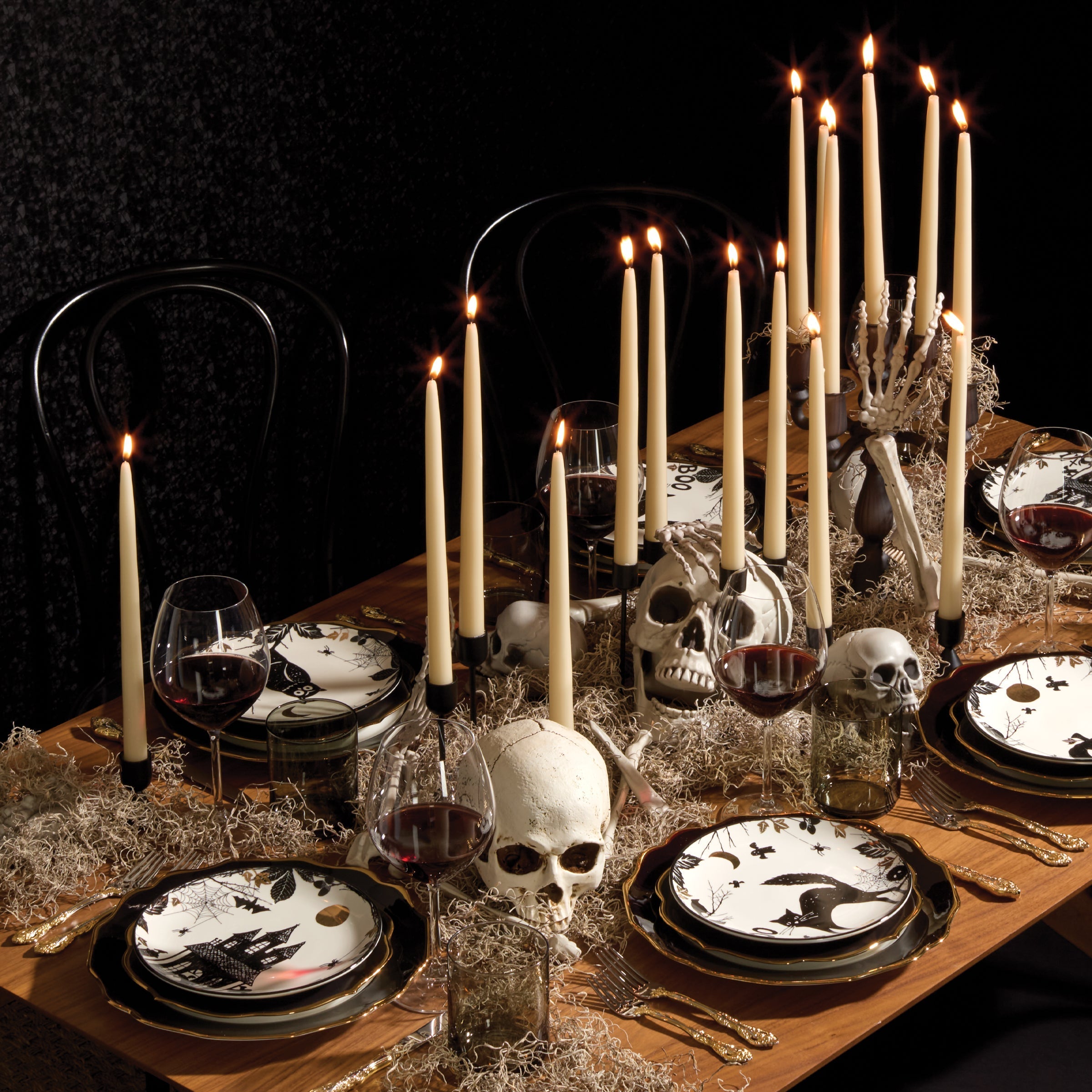 Kent Large Black Candlestick Wreath - Image 3