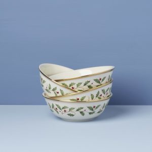 Holiday Dinnerware Place Setting Bowls. Set Of 4