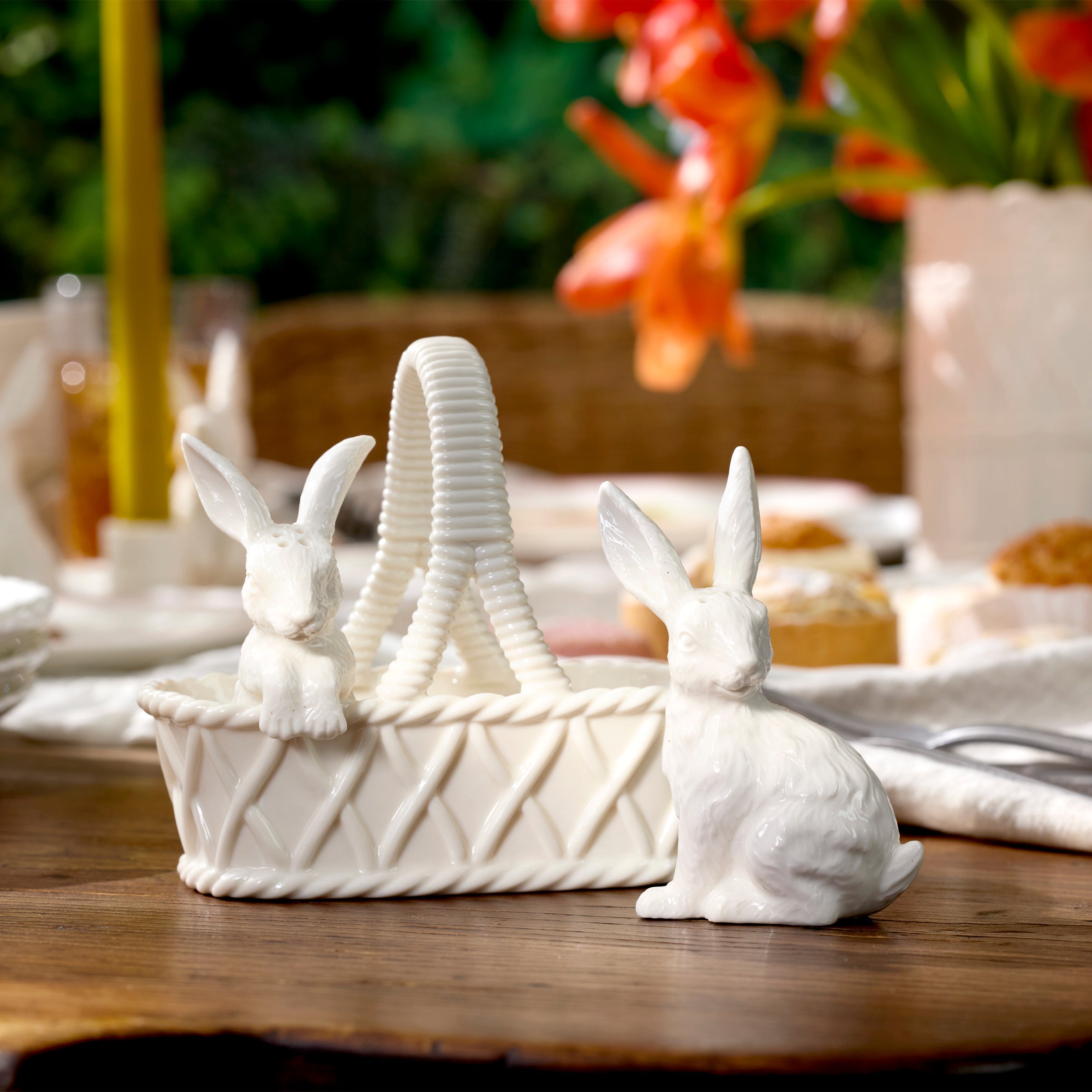 Wicker Creek Bunny Salt & Pepper Set - Image 2