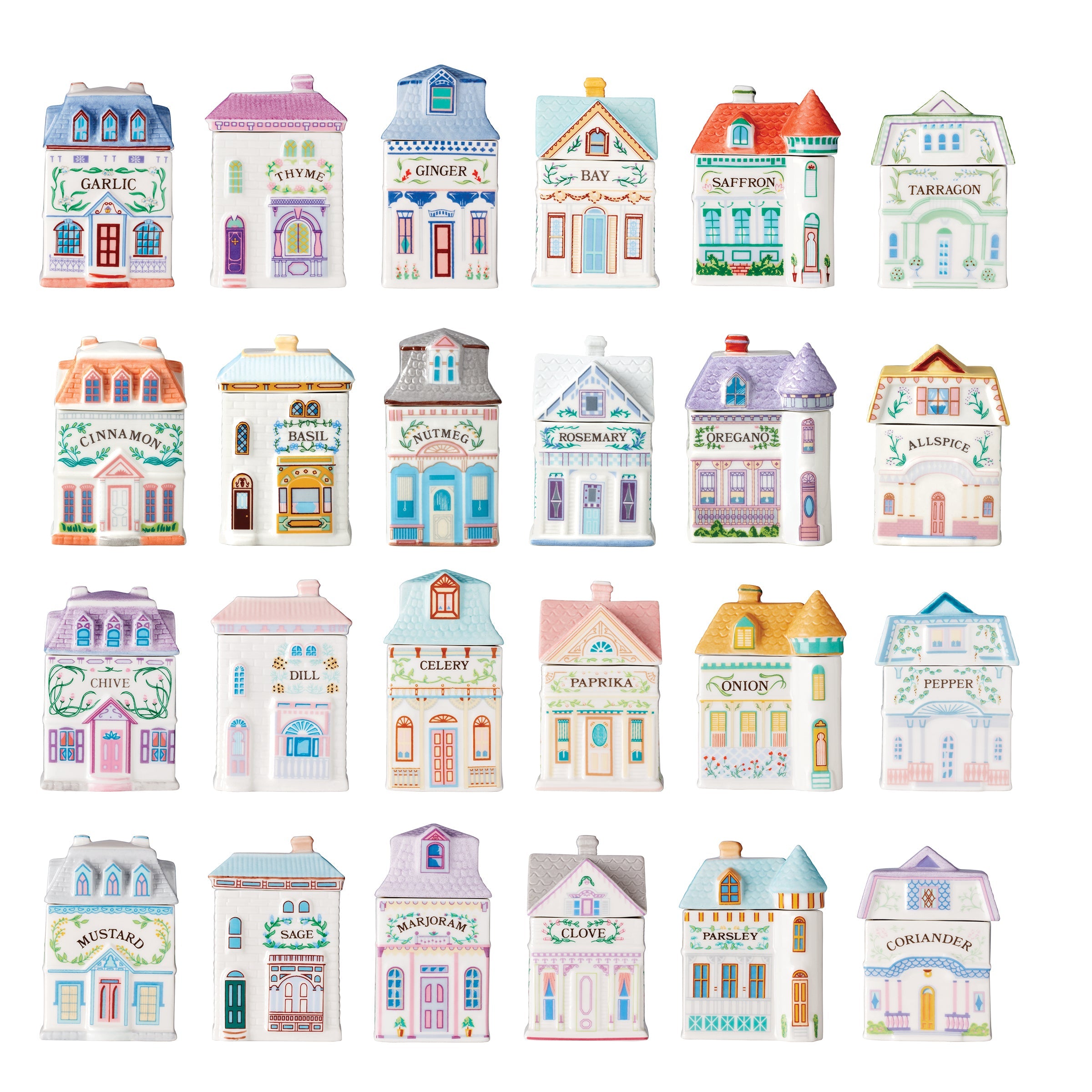 Lenox Spice Village 24-Piece Spice Jar Set - Image 2