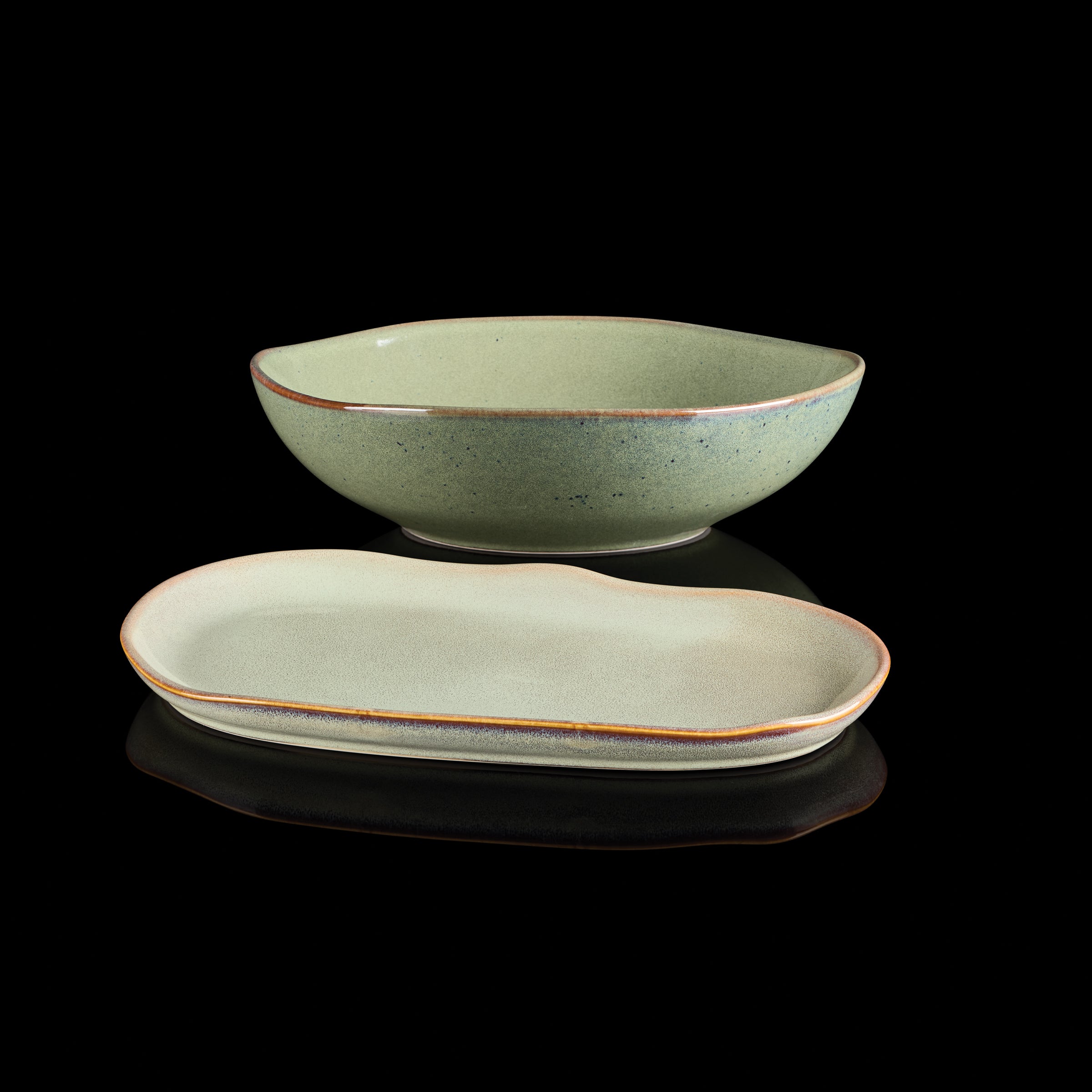 Organic Shades Sage Green 2-Piece Serving Set - Image 7