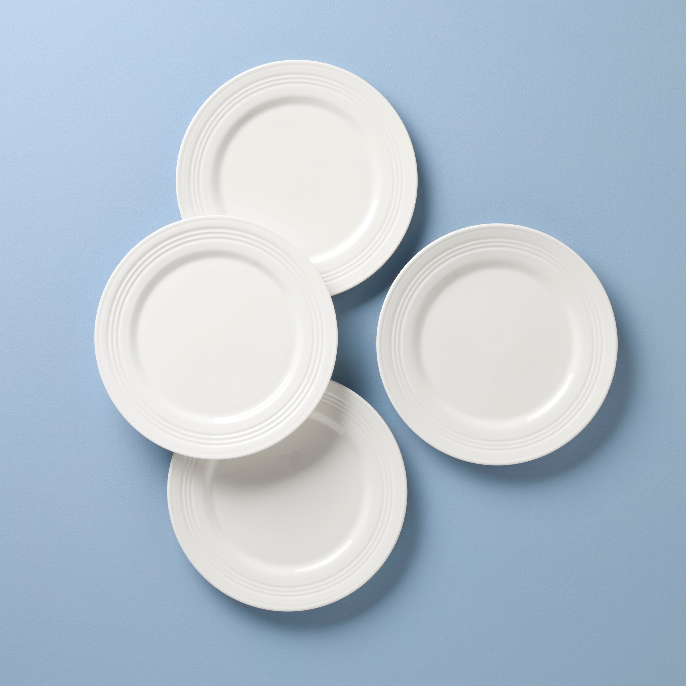 Tin Can Alley Accent Plates. Set of 4