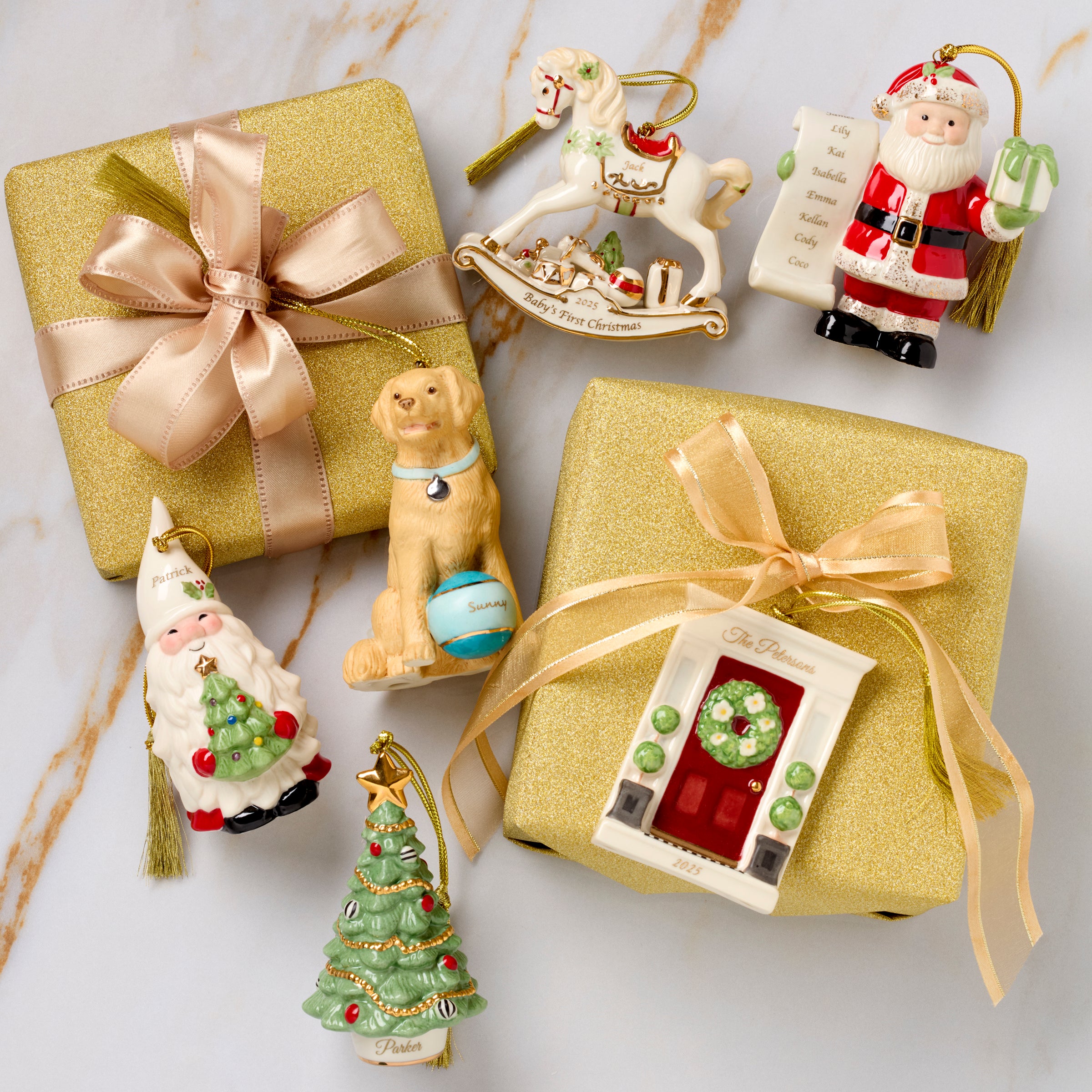 Personalized Naughty & Nice Ornament - Image 4